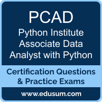 Associate Data Analyst with Python Dumps, Associate Data Analyst with Python PDF, PCAD PDF, Associate Data Analyst with Python Braindumps, PCAD Questions PDF, Python Institute PCAD VCE, Python Institute PCAD-31-0x Dumps