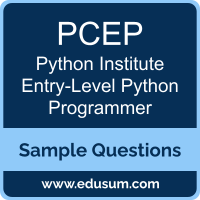 Entry-Level Python Programmer Dumps, PCEP Dumps, PCEP PDF, Entry-Level Python Programmer VCE, Python Institute PCEP VCE