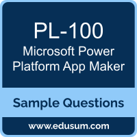 Power Platform App Maker Dumps, PL-100 Dumps, PL-100 PDF, Power Platform App Maker VCE, Microsoft PL-100 VCE, Microsoft Power Platform App Maker PDF