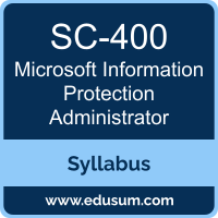 Information Protection Administrator PDF, SC-400 Dumps, SC-400 PDF, Information Protection Administrator VCE, SC-400 Questions PDF, Microsoft SC-400 VCE, Microsoft Information Protection Administrator Dumps, Microsoft Information Protection Administrator PDF