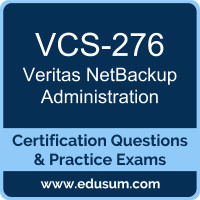 NetBackup Administration Dumps, NetBackup Administration PDF, VCS-276 PDF, NetBackup Administration Braindumps, VCS-276 Questions PDF, Veritas VCS-276 VCE