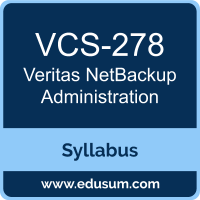 NetBackup Administration PDF, VCS-278 Dumps, VCS-278 PDF, NetBackup Administration VCE, VCS-278 Questions PDF, Veritas VCS-278 VCE