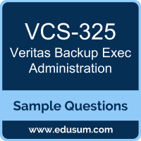 Backup Exec Administration Dumps, VCS-325 Dumps, VCS-325 PDF, Backup Exec Administration VCE, Veritas VCS-325 VCE
