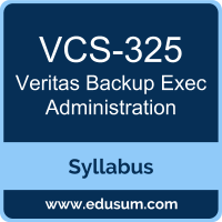 Backup Exec Administration PDF, VCS-325 Dumps, VCS-325 PDF, Backup Exec Administration VCE, VCS-325 Questions PDF, Veritas VCS-325 VCE