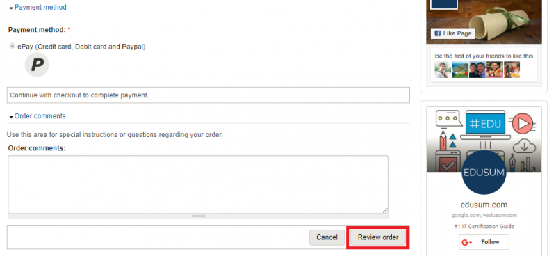 Help - Edu+ Checkout Page 2