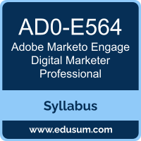 Marketo Engage Digital Marketer Professional PDF, AD0-E564 Dumps, AD0-E564 PDF, Marketo Engage Digital Marketer Professional VCE, AD0-E564 Questions PDF, Adobe AD0-E564 VCE, Adobe Marketo Engage Digital Marketer Professional Dumps, Adobe Marketo Engage Digital Marketer Professional PDF