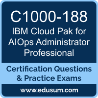 Cloud Pak for AIOps Administrator Professional Dumps, Cloud Pak for AIOps Administrator Professional PDF, C1000-188 PDF, Cloud Pak for AIOps Administrator Professional Braindumps, C1000-188 Questions PDF, IBM C1000-188 VCE, IBM Cloud Pak for AIOps Administrator Professional Dumps