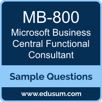 Business Central Functional Consultant Dumps, MB-800 Dumps, MB-800 PDF, Business Central Functional Consultant VCE, Microsoft MB-800 VCE, Microsoft MCA Dynamics 365 - Business Central Functional Consultant PDF
