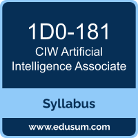 Artificial Intelligence Associate PDF, 1D0-181 Dumps, 1D0-181 PDF, Artificial Intelligence Associate VCE, 1D0-181 Questions PDF, CIW 1D0-181 VCE, CIW Artificial Intelligence Associate Dumps, CIW Artificial Intelligence Associate PDF