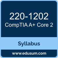 A+ Core 2 PDF, 220-1202 Dumps, 220-1202 PDF, A+ Core 2 VCE, 220-1202 Questions PDF, CompTIA 220-1202 VCE, CompTIA A Plus (Core 2) Dumps, CompTIA A Plus (Core 2) PDF