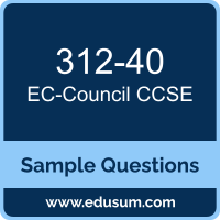 CCSE Dumps, 312-40 Dumps, 312-40 PDF, CCSE VCE, EC-Council 312-40 VCE, EC-Council CCSE PDF