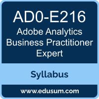 Analytics Business Practitioner Expert PDF, AD0-E216 Dumps, AD0-E216 PDF, Analytics Business Practitioner Expert VCE, AD0-E216 Questions PDF, Adobe AD0-E216 VCE, Adobe Analytics Business Practitioner Expert Dumps, Adobe Analytics Business Practitioner Expert PDF