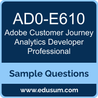 Customer Journey Analytics Developer Professional Dumps, AD0-E610 Dumps, AD0-E610 PDF, Customer Journey Analytics Developer Professional VCE, Adobe AD0-E610 VCE, Adobe Customer Journey Analytics Developer Professional PDF