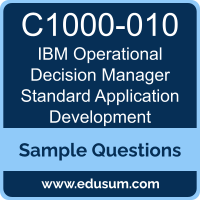 Operational Decision Manager Standard Application Development Dumps, C1000-010 Dumps, C1000-010 PDF, Operational Decision Manager Standard Application Development VCE, IBM C1000-010 VCE, IBM Operational Decision Manager Standard Application Development PDF