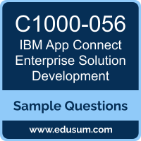 App Connect Enterprise Solution Development Dumps, C1000-056 Dumps, C1000-056 PDF, App Connect Enterprise Solution Development VCE, IBM C1000-056 VCE, IBM App Connect Enterprise Solution Development PDF