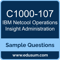 Netcool Operations Insight Administration Dumps, C1000-107 Dumps, C1000-107 PDF, Netcool Operations Insight Administration VCE, IBM C1000-107 VCE, IBM Netcool Operations Insight Administration PDF