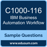 Business Automation Workflow Dumps, C1000-116 Dumps, C1000-116 PDF, Business Automation Workflow VCE, IBM C1000-116 VCE, IBM Workflow Center Development PDF