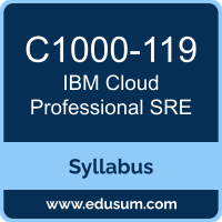 Cloud Professional SRE PDF, C1000-119 Dumps, C1000-119 PDF, Cloud Professional SRE VCE, C1000-119 Questions PDF, IBM C1000-119 VCE, IBM Cloud Professional SRE Dumps, IBM Cloud Professional SRE PDF