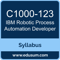 Robotic Process Automation Developer PDF, C1000-123 Dumps, C1000-123 PDF, Robotic Process Automation Developer VCE, C1000-123 Questions PDF, IBM C1000-123 VCE, IBM Robotic Process Automation Developer Dumps, IBM Robotic Process Automation Developer PDF