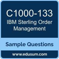 Sterling Order Management Dumps, C1000-133 Dumps, C1000-133 PDF, Sterling Order Management VCE, IBM C1000-133 VCE, IBM Order Management on Cloud Architect PDF
