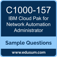 Cloud Pak for Network Automation Administrator Dumps, C1000-157 Dumps, C1000-157 PDF, Cloud Pak for Network Automation Administrator VCE, IBM C1000-157 VCE, IBM Cloud Pak for Network Automation Administrator PDF