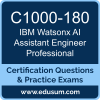 Watsonx AI Assistant Engineer Professional Dumps, Watsonx AI Assistant Engineer Professional PDF, C1000-180 PDF, Watsonx AI Assistant Engineer Professional Braindumps, C1000-180 Questions PDF, IBM C1000-180 VCE, IBM Watsonx AI Assistant Engineer Professional Dumps