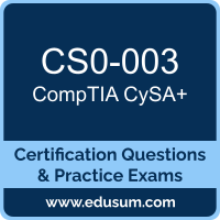 CySA+ Dumps, CySA+ PDF, CS0-003 PDF, CySA+ Braindumps, CS0-003 Questions PDF, CompTIA CS0-003 VCE, CompTIA CySA Plus Dumps