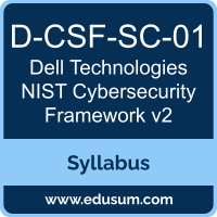 NIST Cybersecurity Framework v2 PDF, D-CSF-SC-01 Dumps, D-CSF-SC-01 PDF, NIST Cybersecurity Framework v2 VCE, D-CSF-SC-01 Questions PDF, Dell Technologies D-CSF-SC-01 VCE, Dell Technologies NIST Cybersecurity Framework v2 Dumps, Dell Technologies NIST Cybersecurity Framework v2 PDF