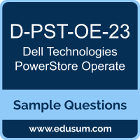 PowerStore Operate Dumps, D-PST-OE-23 Dumps, D-PST-OE-23 PDF, PowerStore Operate VCE, Dell Technologies D-PST-OE-23 VCE, Dell Technologies PowerStore Operate PDF