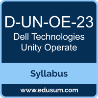 Unity Operate PDF, D-UN-OE-23 Dumps, D-UN-OE-23 PDF, Unity Operate VCE, D-UN-OE-23 Questions PDF, Dell Technologies D-UN-OE-23 VCE, Dell Technologies Unity Operate Dumps, Dell Technologies Unity Operate PDF