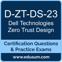 Zero Trust Design Dumps, Zero Trust Design PDF, D-ZT-DS-23 PDF, Zero Trust Design Braindumps, D-ZT-DS-23 Questions PDF, Dell Technologies D-ZT-DS-23 VCE, Dell Technologies Zero Trust Design Dumps