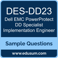 PowerProtect DD Specialist Implementation Engineer Dumps, DES-DD23 Dumps, DES-DD23 PDF, PowerProtect DD Specialist Implementation Engineer VCE, Dell EMC DES-DD23 VCE, Dell EMC DCS-IE PDF