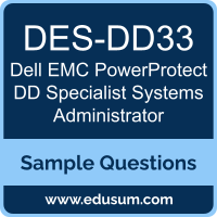 PowerProtect DD Specialist Systems Administrator Dumps, DES-DD33 Dumps, DES-DD33 PDF, PowerProtect DD Specialist Systems Administrator VCE, Dell EMC DES-DD33 VCE, Dell EMC DCS-SA PDF