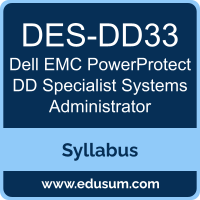 PowerProtect DD Specialist Systems Administrator PDF, DES-DD33 Dumps, DES-DD33 PDF, PowerProtect DD Specialist Systems Administrator VCE, DES-DD33 Questions PDF, Dell EMC DES-DD33 VCE, Dell EMC DCS-SA Dumps, Dell EMC DCS-SA PDF