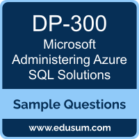 Administering Azure SQL Solutions Dumps, DP-300 Dumps, DP-300 PDF, Administering Azure SQL Solutions VCE, Microsoft DP-300 VCE, Microsoft Administering Azure SQL Solutions PDF