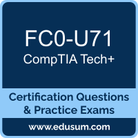 Tech+ Dumps, Tech+ PDF, FC0-U71 PDF, Tech+ Braindumps, FC0-U71 Questions PDF, CompTIA FC0-U71 VCE, CompTIA Tech Plus Dumps