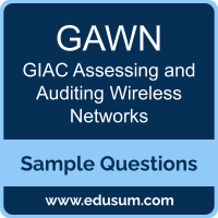 GAWN Dumps, GAWN PDF, GAWN VCE, GIAC Assessing and Auditing Wireless Networks VCE, GIAC GAWN PDF
