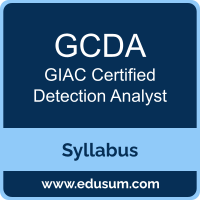GCDA PDF, GCDA Dumps, GCDA VCE, GIAC Certified Detection Analyst Questions PDF, GIAC Certified Detection Analyst VCE, GIAC GCDA Dumps, GIAC GCDA PDF