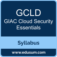 GCLD PDF, GCLD Dumps, GCLD VCE, GIAC Cloud Security Essentials Questions PDF, GIAC Cloud Security Essentials VCE, GIAC GCLD Dumps, GIAC GCLD PDF