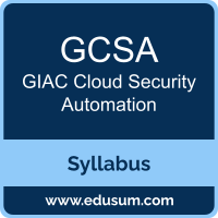 GCSA PDF, GCSA Dumps, GCSA VCE, GIAC Cloud Security Automation Questions PDF, GIAC Cloud Security Automation VCE, GIAC GCSA Dumps, GIAC GCSA PDF