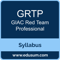 GRTP PDF, GRTP Dumps, GRTP VCE, GIAC Red Team Professional Questions PDF, GIAC Red Team Professional VCE, GIAC GRTP Dumps, GIAC GRTP PDF