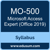 Access Expert (Office 2019) PDF, MO-500 Dumps, MO-500 PDF, Access Expert (Office 2019) VCE, MO-500 Questions PDF, Microsoft MO-500 VCE, Microsoft MOS Access Expert (Office 2019) Dumps, Microsoft MOS Access Expert (Office 2019) PDF