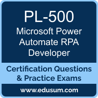 Power Automate RPA Developer Dumps, Power Automate RPA Developer PDF, PL-500 PDF, Power Automate RPA Developer Braindumps, PL-500 Questions PDF, Microsoft PL-500 VCE, Microsoft MCA Power Automate RPA Developer Dumps