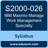 Maximo Manage Work Management Specialty PDF, S2000-026 Dumps, S2000-026 PDF, Maximo Manage Work Management Specialty VCE, S2000-026 Questions PDF, IBM S2000-026 VCE, IBM Maximo Manage Work Management Specialty Dumps, IBM Maximo Manage Work Management Specialty PDF