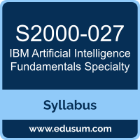 Artificial Intelligence Fundamentals Specialty PDF, S2000-027 Dumps, S2000-027 PDF, Artificial Intelligence Fundamentals Specialty VCE, S2000-027 Questions PDF, IBM S2000-027 VCE, IBM Artificial Intelligence Fundamentals Specialty Dumps, IBM Artificial Intelligence Fundamentals Specialty PDF