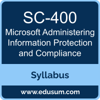 Administering Information Protection and Compliance PDF, SC-400 Dumps, SC-400 PDF, Administering Information Protection and Compliance VCE, SC-400 Questions PDF, Microsoft SC-400 VCE, Microsoft MCA Information Protection and Compliance Administrator Dumps, Microsoft MCA Information Protection and Compliance Administrator PDF
