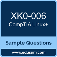 Linux+ Dumps, XK0-006 Dumps, XK0-006 PDF, Linux+ VCE, CompTIA XK0-006 VCE, CompTIA Linux Plus PDF