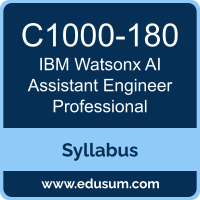 Watsonx AI Assistant Engineer Professional PDF, C1000-180 Dumps, C1000-180 PDF, Watsonx AI Assistant Engineer Professional VCE, C1000-180 Questions PDF, IBM C1000-180 VCE, IBM Watsonx AI Assistant Engineer Professional Dumps, IBM Watsonx AI Assistant Engineer Professional PDF