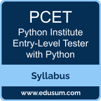 Entry-Level Tester with Python PDF, PCET Dumps, PCET PDF, Entry-Level Tester with Python VCE, PCET Questions PDF, Python Institute PCET VCE, Python Institute PCET-30-0x Dumps, Python Institute PCET-30-0x PDF