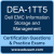 DEA-1TT5: Dell EMC Information Storage and Management (DCA-ISM)